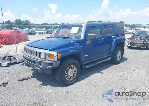 2006 Hummer H3 Suv z USA, uszkodzony, nr VIN 5GTDN136668304574